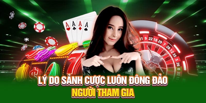 Lý do sảnh cược luôn đông đảo người tham gia